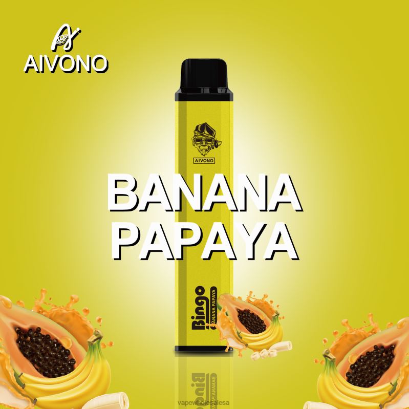 Vape Wholesale Global - Aivono AIM BINGO 4000 Banana Papaya Z2PV8137