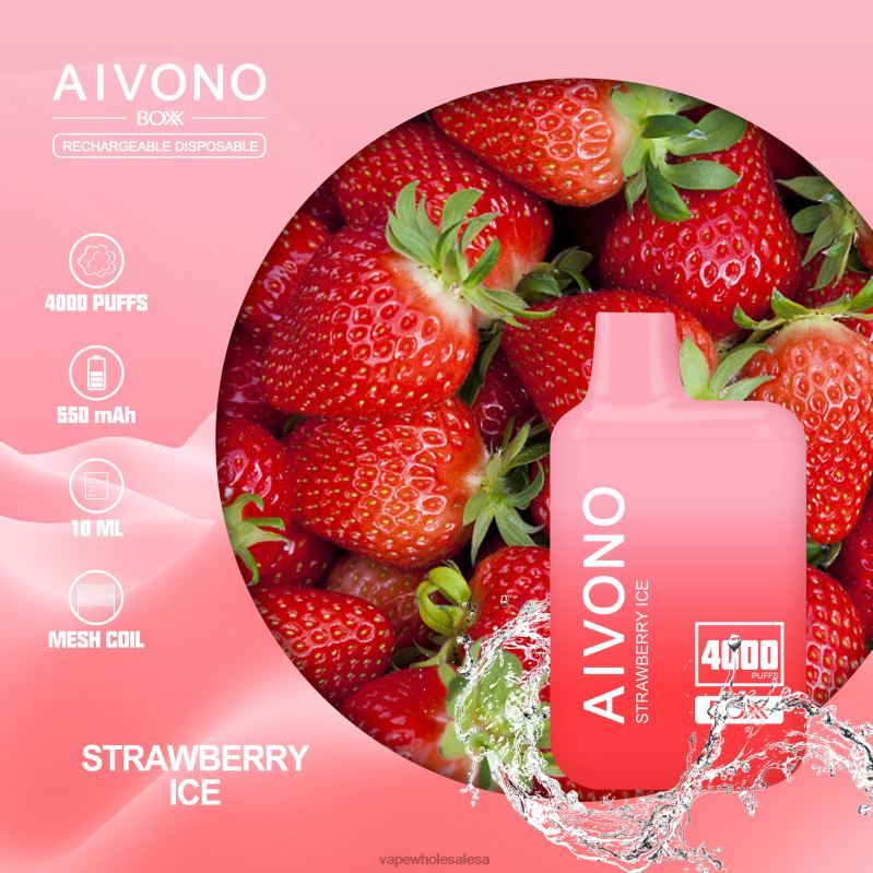 Vape Wholesale Sa - Aivono AIM BOXX 4000 Strawberry Ice Z2PV8226