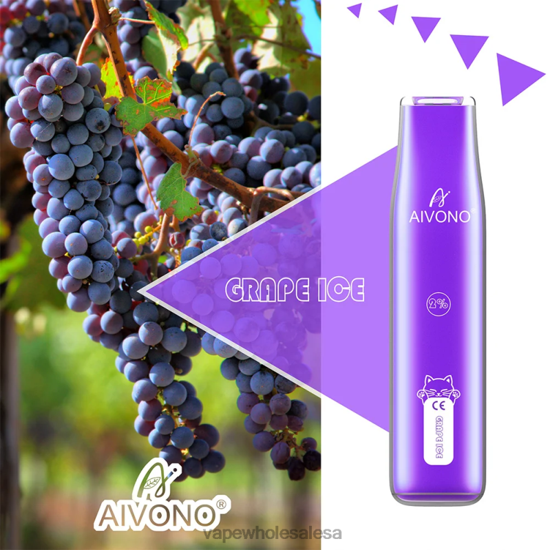 Vape Wholesale Global - Aivono AIM CAT 400 Grape Ice Z2PV8337