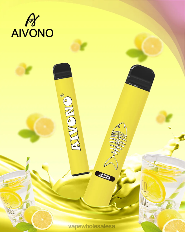 Vape Wholesale Global - Aivono AIM FISHBONE 600 Lemon Squas Z2PV8287