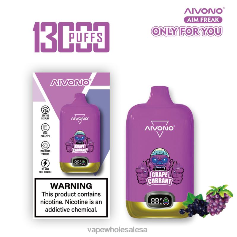 Vape Wholesale Suppliers - Aivono AIM FREAK 13000 Grape Currant Z2PV8251