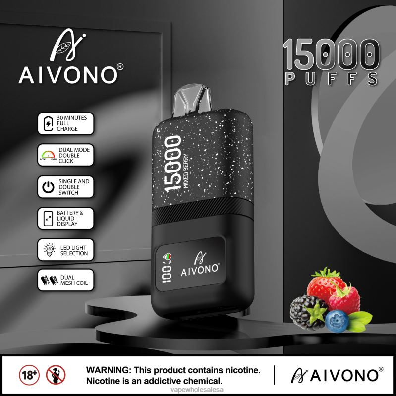 Vape Wholesale Global - Aivono AIM magic 15000 Mixed Berry Z2PV867