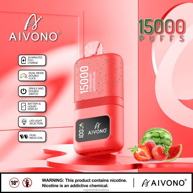 Vape Wholesale Prices - Aivono AIM magic 15000 Strawberry Watermelon Z2PV858