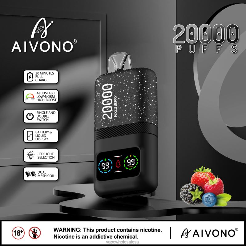 Vape Wholesale Prices - Aivono AIM magic 20000 Mixed Berry Z2PV878