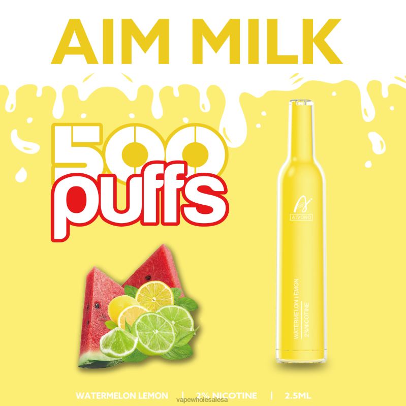 E Cig Wholesale - Aivono AIM MILK 500 Watermelon Lemon Z2PV8270