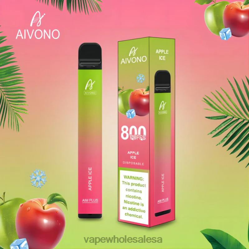 E Cig Wholesale - Aivono AIM PLUS 800 Apple Ice Z2PV8170