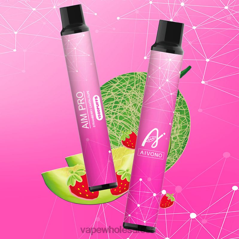 Vape Wholesale Suppliers - Aivono AIM PRO 1500 Strawberry Cantaloupe Z2PV8161