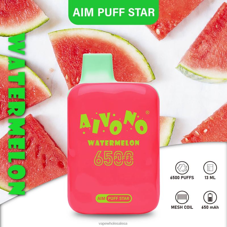 Vape Wholesale Suppliers - Aivono AIM PUFF STAR 6500 Watermelon Z2PV8291