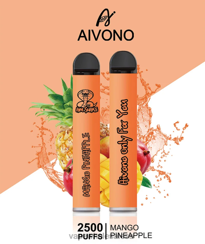 E Cig Wholesale - Aivono AIM SNAKE 2500 Mango Pineapple Z2PV8310