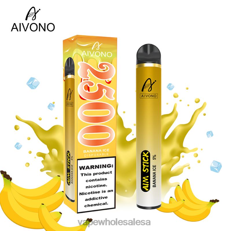 Vape Wholesale Suppliers - Aivono AIM STICK 2500 Banana Ice Z2PV8151