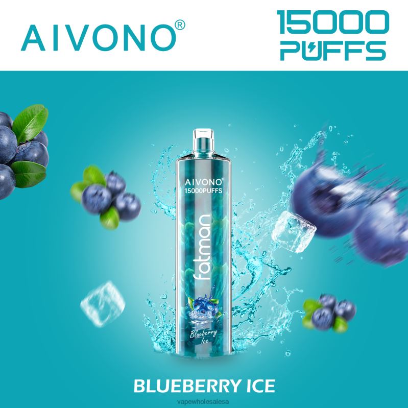 Vape Wholesale Cape Town - Aivono FATMAN 15000 Blueberry Ice Z2PV814