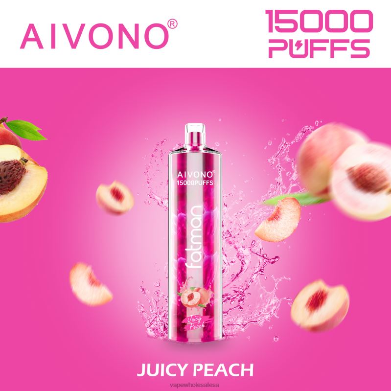 Vape Wholesale Global - Aivono FATMAN 15000 Juicy Peach Z2PV817