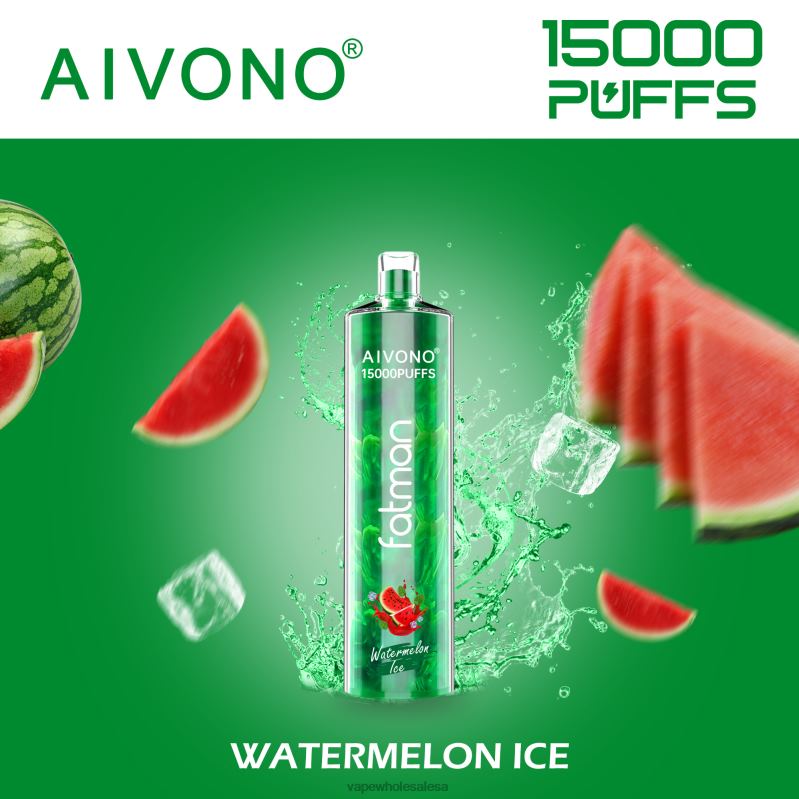 Vape Wholesale South Africa - Aivono FATMAN 15000 Watermelon Ice Z2PV812