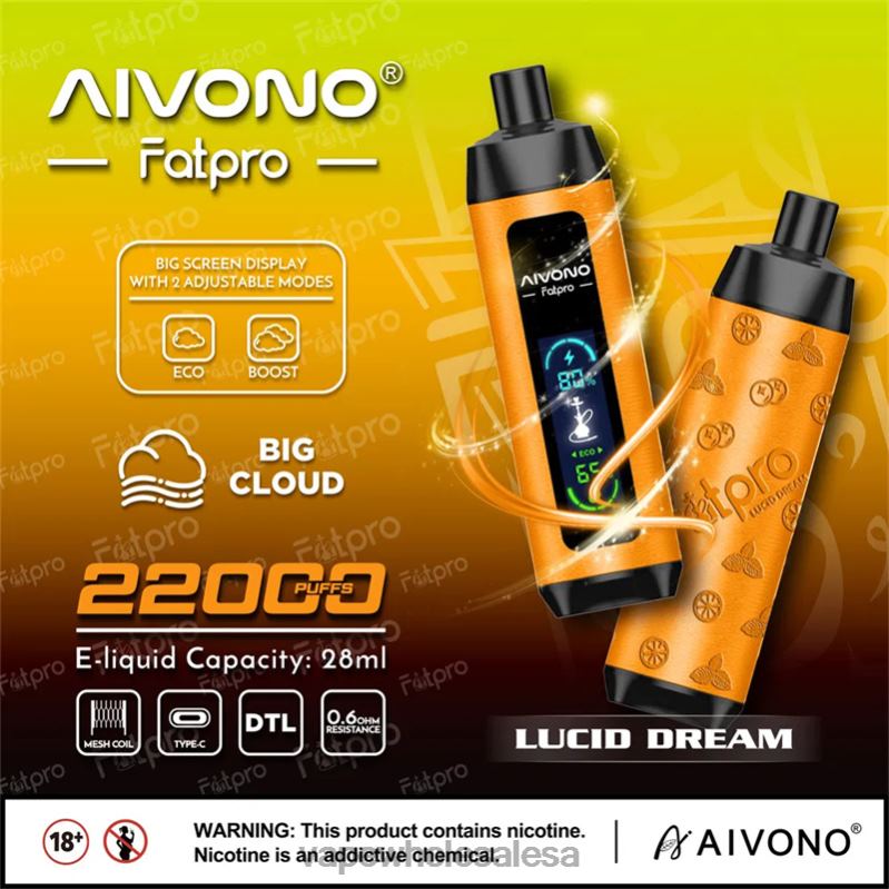 Vape Wholesale Global - Aivono Fatpro 22000 Lucid Dream Z2PV87