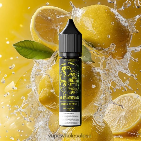 E Cig Wholesale - Alibarbar Hookah Onyx Lemon Citrus 840TXH90