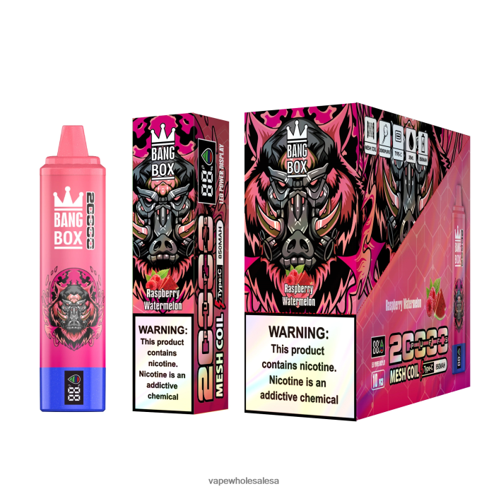 Bang Box 20000 Raspberry Watermelon Vape Wholesale Prices - L6LT6653