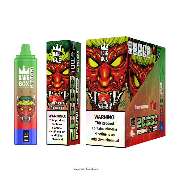 Bang Box 20000 Strawberry Watermelon Vape Wholesale Global - L6LT6652