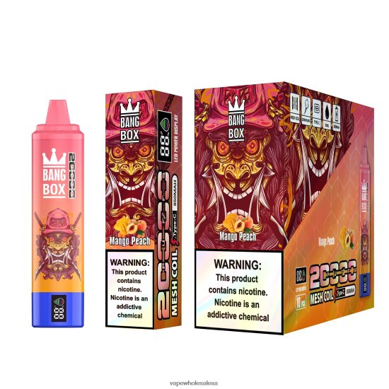 Vape Wholesale Prices 6ZT848128 Mango Peach Bang Box 20000