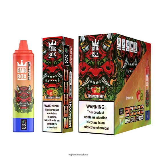 Vape Wholesale Sa 6ZT848126 Strawberry Kiwi Bang Box 20000