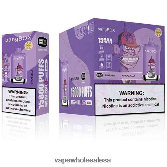 Vape Wholesale South Africa 6ZT848142 Grape Jelly Bang Box 15000