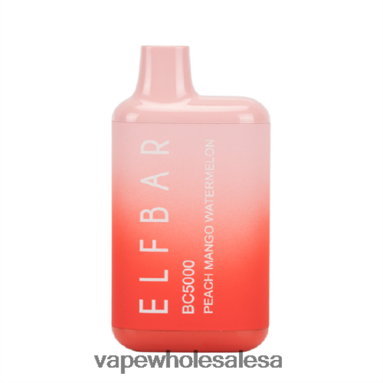 Vape Wholesale Cape Town 6ZT848304 Peach Mango Watermelon ELFBAR BC5000