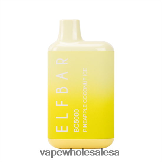 Vape Wholesale Distributor 6ZT848305 Pineapple Coconut Ice ELFBAR BC5000