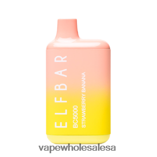 Vape Wholesale Prices 6ZT848308 Strawberry Banana ELFBAR BC5000