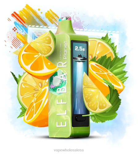 Vape Wholesale Sa - Elf Bar Planet 25000 Lemon Lime 40DT16