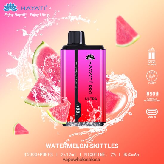 E Cig Wholesale 6ZT848220 Watermelon Skittles Hayati Pro Ultra