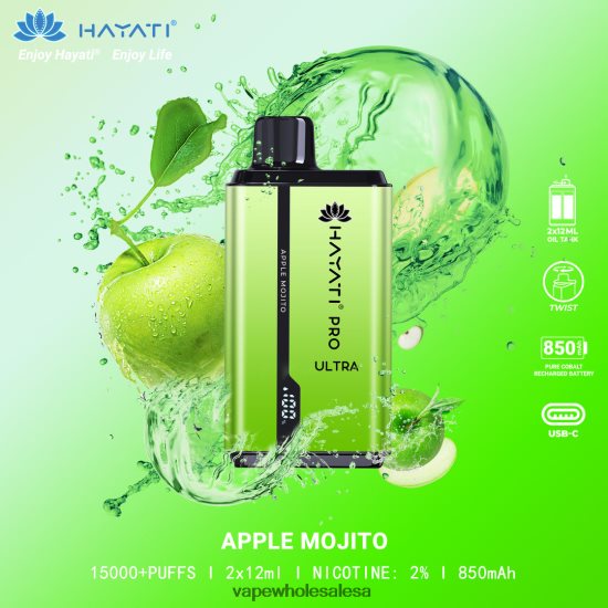 Vape Wholesale Distributor 6ZT848205 Apple Mojito Hayati Pro Ultra