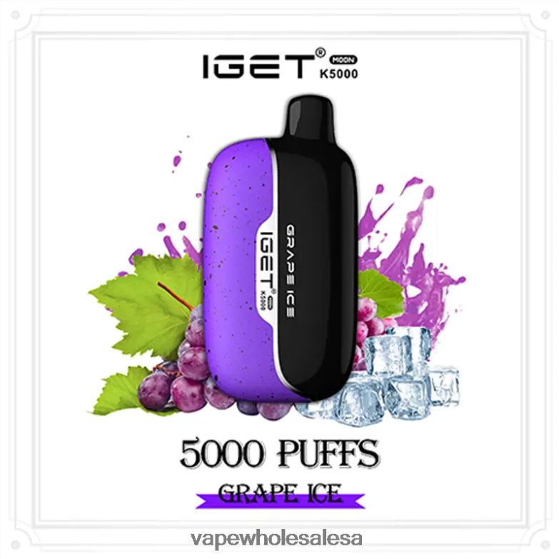 IGET Moon K5000 Grape Ice 4LD00T4 - Vape Wholesale Cape Town