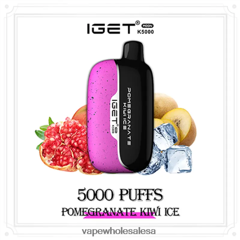 IGET Moon K5000 Pomegranate Kiwi Ice 4LD00T17 - Vape Wholesale Global