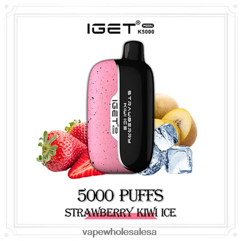 IGET Moon K5000 Strawberry Kiwi Ice 4LD00T18 - Vape Wholesale Prices