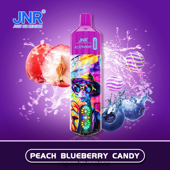 E Cig Wholesale 6ZT848580 Peach Blueberry Candy JNR ALIEN MAX