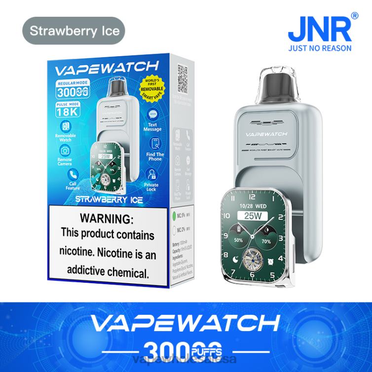 E Cig Wholesale - JNR Vape Watch Strawberry Ice F442610