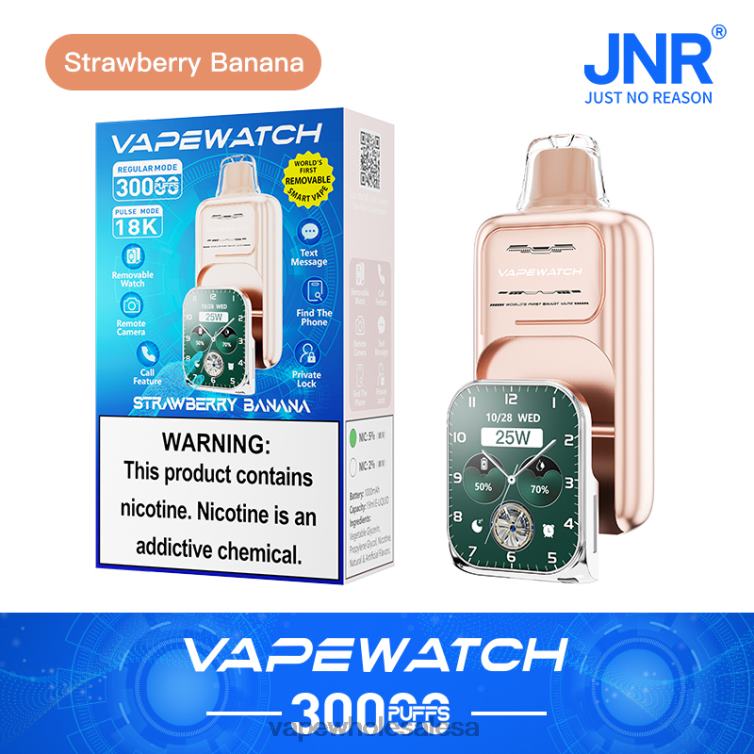 Vape Wholesale Global - JNR Vape Watch Strawberry Banana F44267