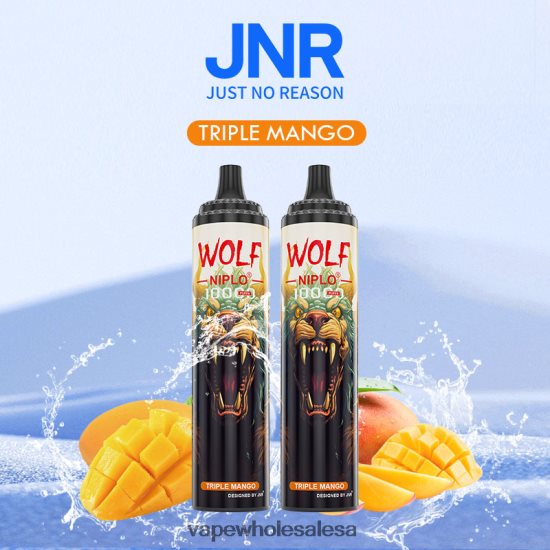 Vape Wholesale Distributor 6ZT848775 Triple Mango JNR WOLF NIPLO