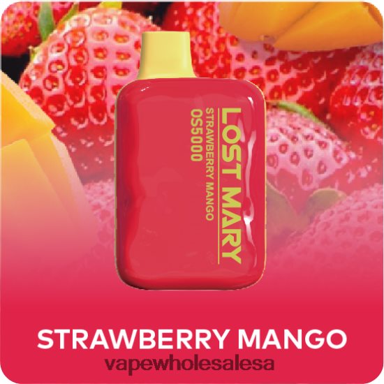 E Cig Wholesale 6ZT848500 Strawberry Mango LOST MARY OS5000