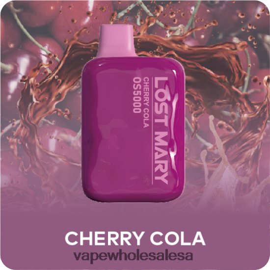 Vape Wholesale Prices 6ZT848488 Cherry Cola LOST MARY OS5000