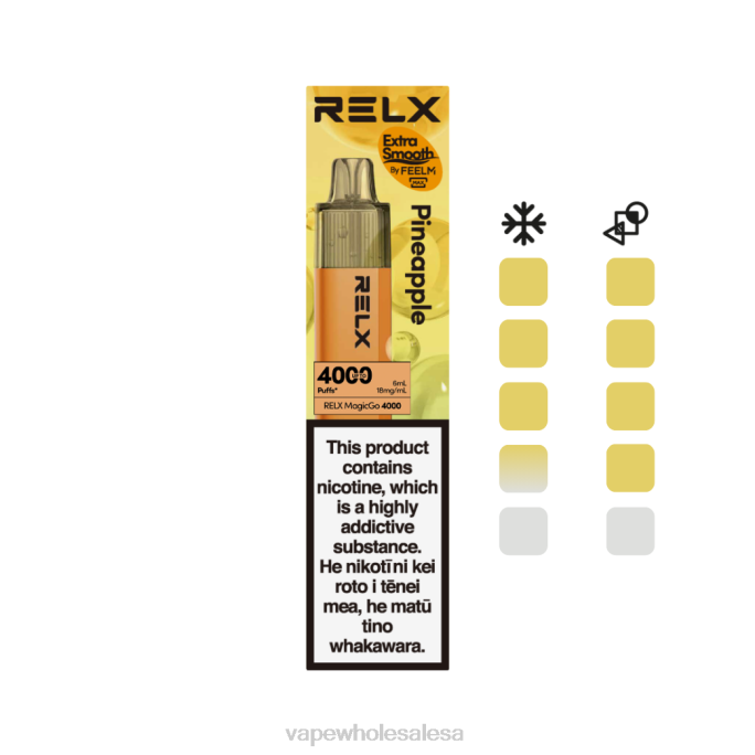 RELX MagicGo 4000 Disposable Vape Pineapple D68T1 Vape Wholesale Suppliers