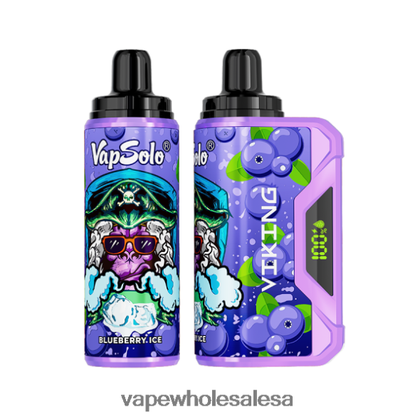 E Cig Wholesale - Vapsolo VIKING Disposable Vape Blueberry 840TXH130