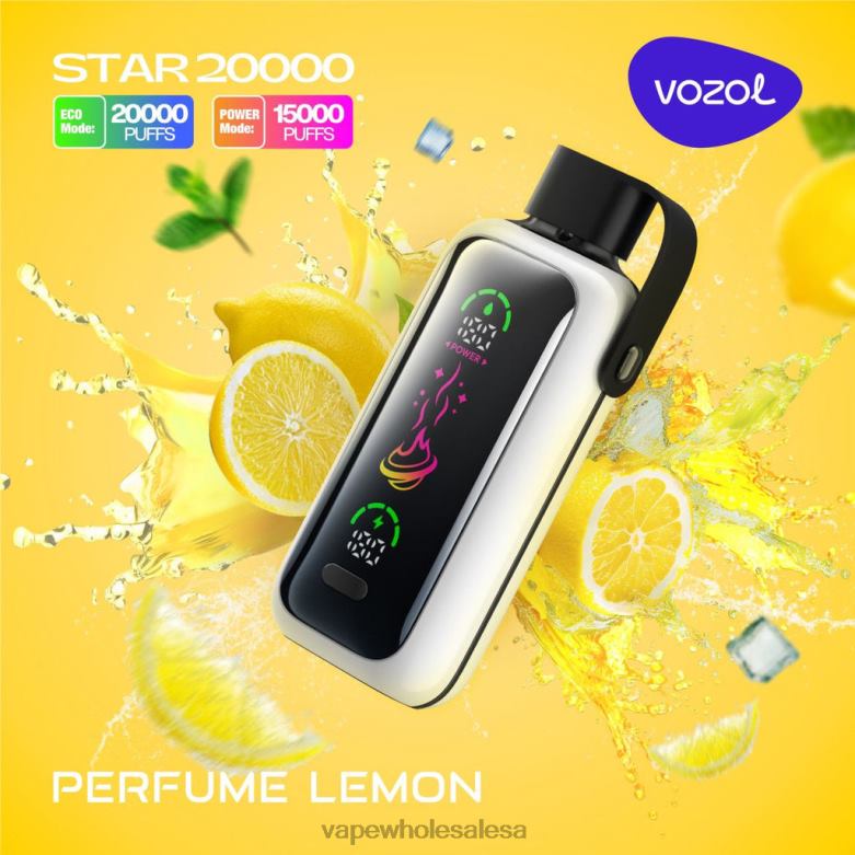 Vape Wholesale Global - VOZOL STAR 20000 PERFUME LEMON B66T417