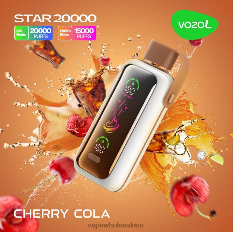 Vape Wholesale Sa - VOZOL STAR 20000 CHERRY COLA B66T46