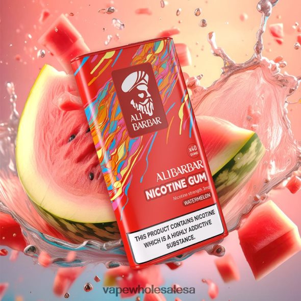 Vape Wholesale Distributor - Alibarbar Nicotine Gum Watermelon 840TXH85