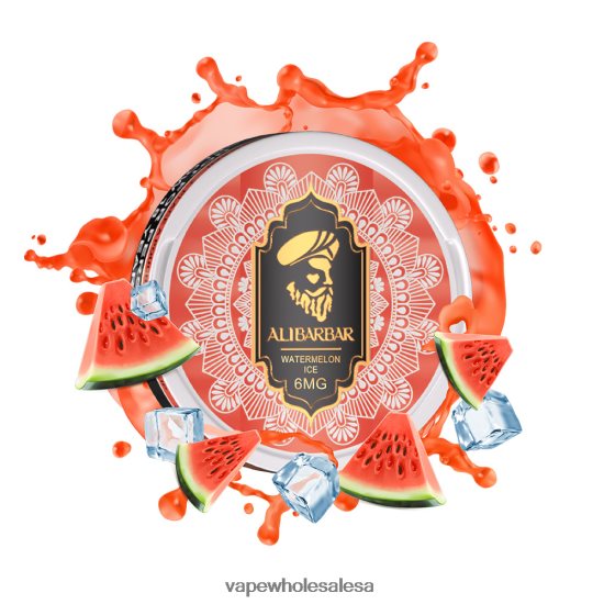 Vape Wholesale Global 6ZT84857 Watermelon Ice ALIBARBAR Nicotine Pouch