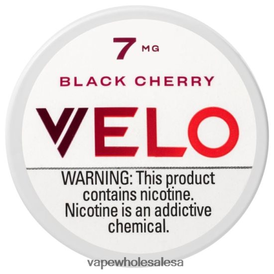 Vape Wholesale Sa 6ZT84846 Black Cherry VELO Nicotine Pouch 7mg