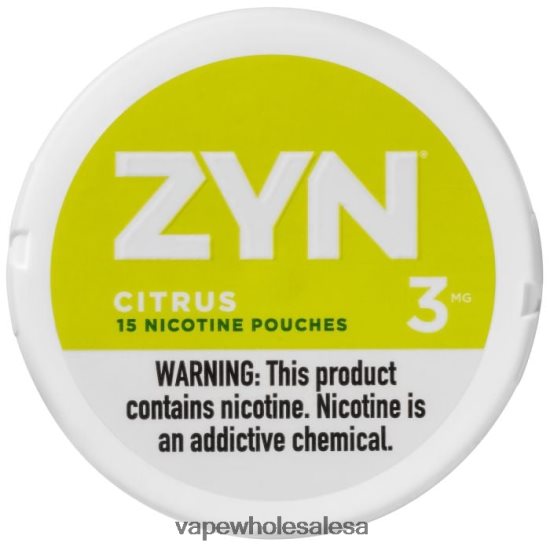 Vape Wholesale Global 6ZT84827 Citrus ZYN Nicotine Pouch 3mg