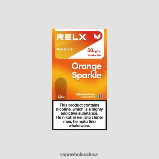 E Cig Wholesale 6ZT848240 Orange Sparkle RELX Pod Pro 2