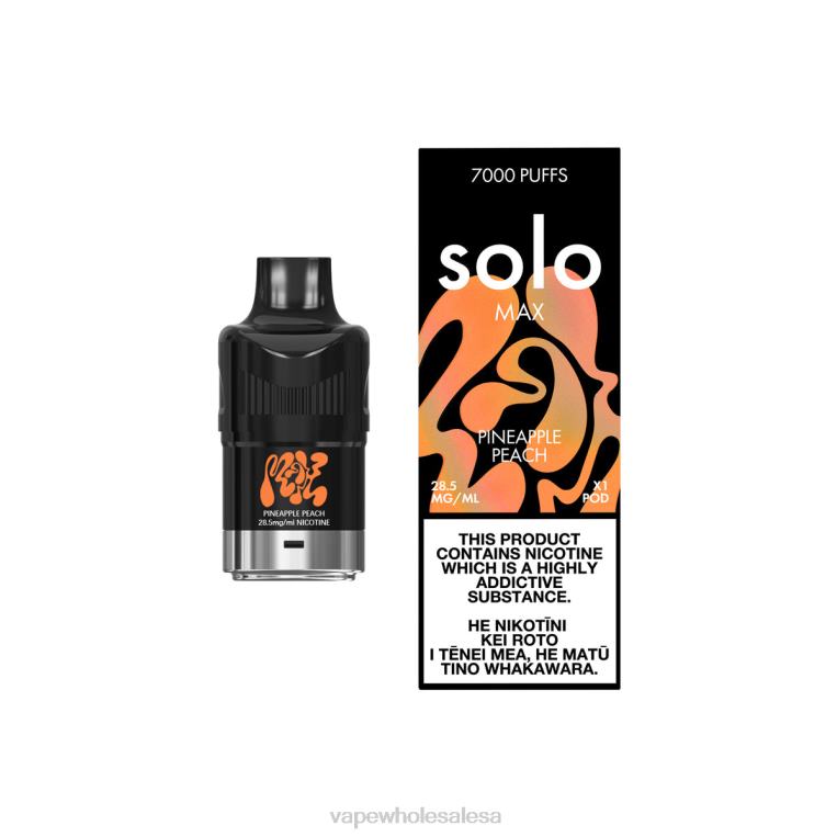 Vape Wholesale Cape Town - Solo MAX Pod Pineapple Peach 08JTZ85