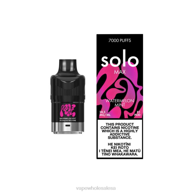 Vape Wholesale Distributor - Solo MAX Pod Watermelon Mint 08JTZ86